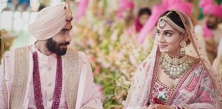 জসপ্রীত বুমরাহ ও সঞ্জনা গণেশন