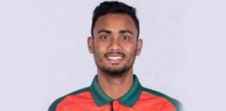 অভিষেকে অনাকাঙ্ক্ষিত রেকর্ড শরিফুলের শরিফুল