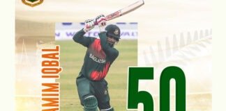 পঞ্চাশতম পঞ্চাশে সাকিবকে ছাড়িয়ে গেলেন তামিম তামিম ইকবাল