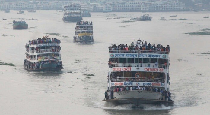 সারা দেশে যাত্রীবাহী নৌযান চলাচল শুরু হয়েছে