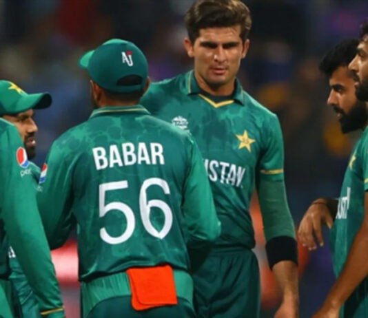 পাকিস্তান ক্রিকেটঃ নামিবিয়াকে ৪৫ রানের ব্যবধানে হারিয়ে সেমিফাইনালে পাকিস্তান