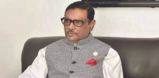 হাসপাতালে ভর্তি ওবায়দুল কাদের