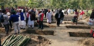 সুগন্ধায় লঞ্চে অগ্নিকাণ্ড: গণকবরে দাফন সম্পন্ন
