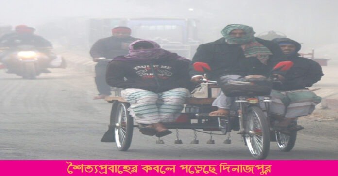 শৈত্যপ্রবাহের কবলে পড়েছে দিনাজপুর