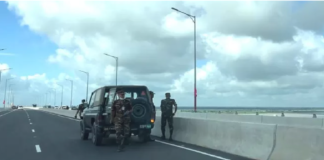 পদ্মা সেতুতে সেনা টহল