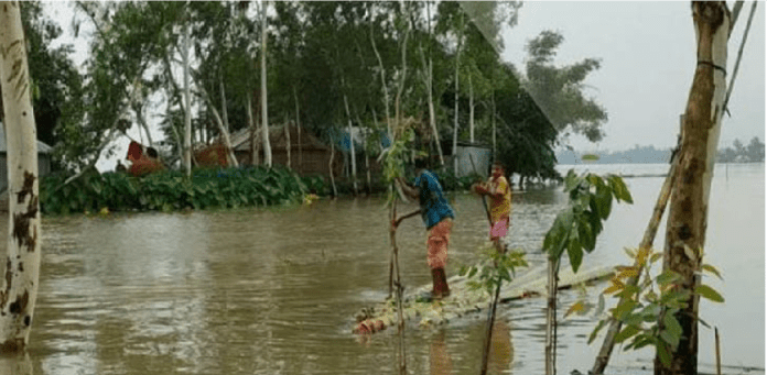 সিলেটে বন্যার পানি কমছে