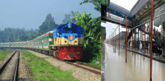 সিলেটের সঙ্গে সারা দেশের রেল যোগাযোগ স্বাভাবিক
