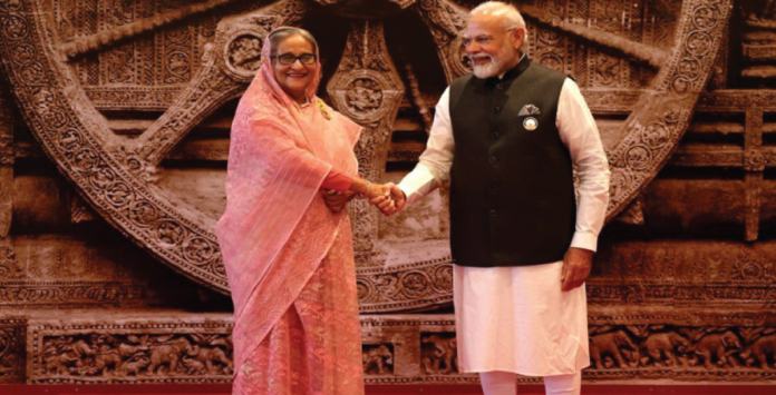 নয়াদিল্লি থেকে ঢাকার পথে প্রধানমন্ত্রী নয়াদিল্লি
