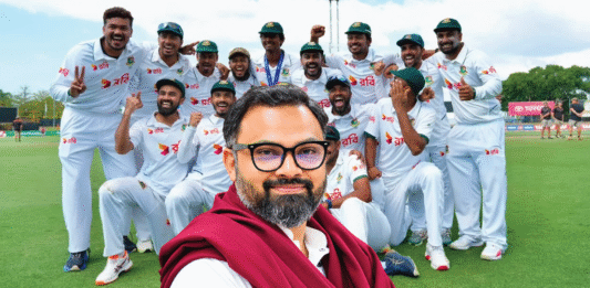 অস্ট্রেলিয়ার বিপক্ষে ঐতিহাসিক টেস্ট জয়ে বাংলাদেশ ক্রিকেট টিমকে ক্রীড়া প্রতিমন্ত্রীর অভিনন্দন